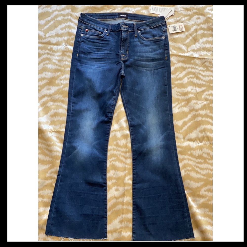 Hudson Mid Rise Cropped Mia Jeans